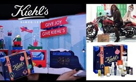 KIEHL'S Advent Calendar UNBOXING & One Brand Skincare Routine