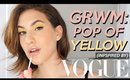 VOGUE INSPIRED GRWM: POP of Neon YELLOW! | Jamie Paige