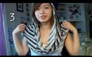 Ways to Wear a Circle/Infinity Scarf & Make your Own!