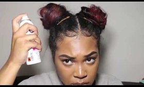 HUGE SPACE BUNS TUTORIAL