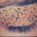 Leopard Print Eye Makeup