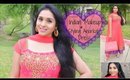 Get Ready With Me: Makeup & Indian Anarkali Dress | Karva Chauth Look