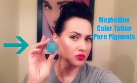 NEW Maybelline Color Tattoo Pure Pigments Review