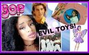 The Demonic Sticker Under My Toy Wand!+Things I thought As A Kid!