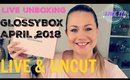 GLOSSYBOX April 2018 | LIVE UNBOXING 😜 | Rain Forest Edition
