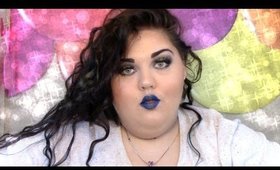 GREEN AND NAVY HALO EYE