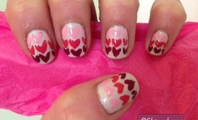 Gradient Hearts ❤ Nail Tutorial for Valentines Day!