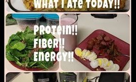 Low Carb| Protein Fiber Energy| What I Ate Today