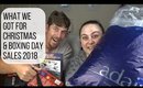 WHAT WE GOT FOR CHRISTMAS & BOXING DAY SALES 2018