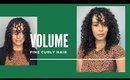 HOW TO GET VOLUME FOR FINE THIN CURLS