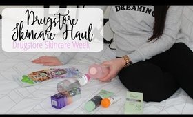 Drugstore Skincare Haul | DRUGSTORE SKINCARE WEEK