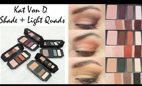 Kat Von D Shade + Light Quads Review & Looks with Plum, Rust, Smoke, & Sage