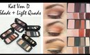 Kat Von D Shade + Light Quads Review & Looks with Plum, Rust, Smoke, & Sage