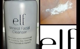 ELF Mineral Facial Cleanser- Review