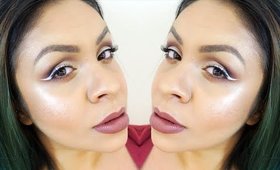 HOW TO: White Winged Liner & Brown Lips Makeup