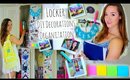 Back to School: Locker Organization + DIY Decorations ♡ Tumblr Inspired