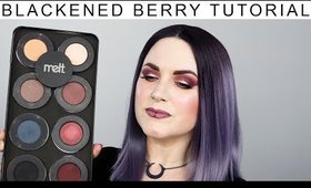 Glittery Blackened Berry Tutorial | Melt, Urban Decay, Aromaleigh, Suva Beauty @phyrra