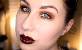 LOOK: UNINTERRUPTED GRUNGEY EYES & DARK BROWN LIPS