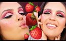 Strawberry Inspired Makeup Look
