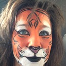 Tiger - third lesson in facepainting