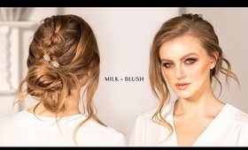 Hair & Make-Up for a Christmas Party Look | Milk + Blush