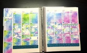 PLAN WITH ME | Spring Water Color