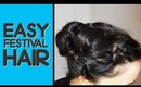 Easy Festival Hair tutorial - QueenLila.com