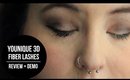 Secret to MASSIVE Lashes | Younique 3D Fiber Lashes Review + Demo