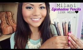 Drugstore Makeup: NEW Limited Edition Milani Shadow Eyez 12 HR Wear + Swatches! - TheMaryberryLive