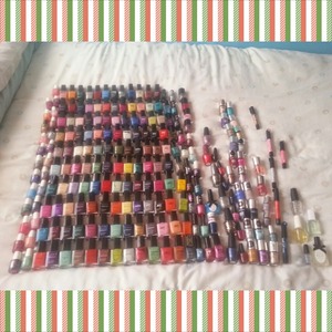ny nail polish collection. Different brands and tons of colours. 