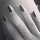 Black and White nails
