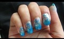 Nail Art- Faded Blue Ringlets