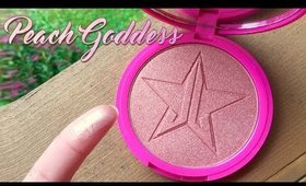 Peach Goddess Skin Frost by Jeffree Star Cosmetics Swatch + Review