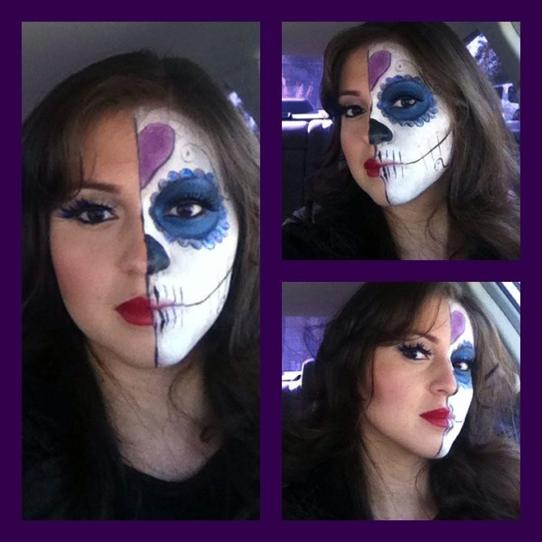 Half Beauty,Half Dia De Los Muertos | Mia B.'s (MiasBeautyBlog) Photo ...