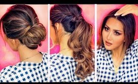 ❌ 2-MIN EVERYDAY HAIRSTYLES FOR WORK with PUFF ❌  HAIR STUFF TESTED!  UPDOS for Long ❌  Medium HAIR