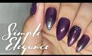 Simple Elegance nail art (re-upload)