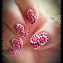 Dotted Mosaic Nails