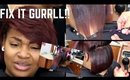 DETAILED SILK PRESS & BOB/  dimensional Red Head JOICO (VOICE OVER)