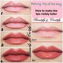 How to make lips appear visibly fuller