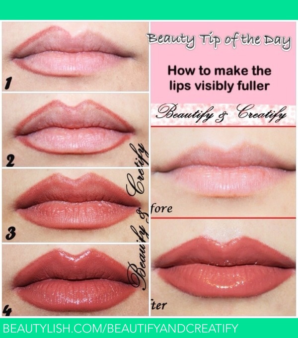 How to make fuller lips with makeup
