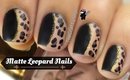 Matte Leopard Nail Tutorial by The Crafty Ninja