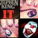 Pennywise Halloween Nails