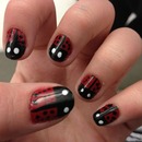 Ladybug Nails