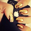 Gold metal nail polish✨💛