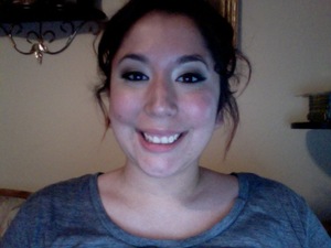 a girl named jessica in my class did my eye makeup =D
