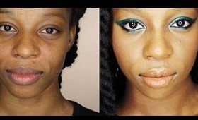 Emerald Eye Shadow Tutorial (Using Pigments)