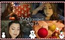 VLOGcember Day 17 Still Sick?! Gift Wrapping | Peach Makeup