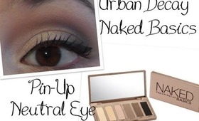 UD Naked Basics Tutorial Pin-Up Neutral Eye