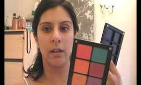 INGLOT green eyeshadow palette