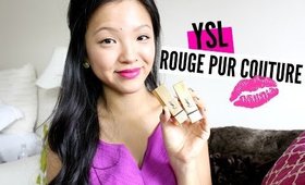[REVIEW] YSL Rouge Pur Couture Lipsticks | nowandjenn